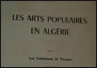Les arts populaires en algerie